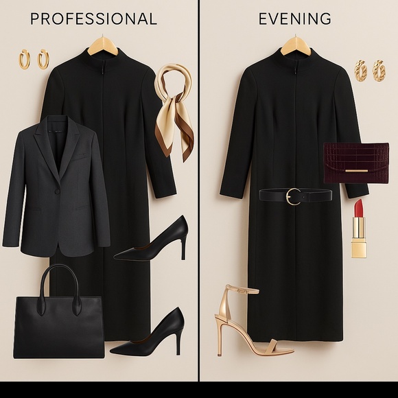 Akris Dresses & Skirts - Akris Black Wool Midi Dress – Made in Switzerland